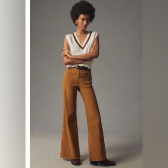 NWT Junie High-Rise Flare Pants by Maeve: Magic Fabric Edition - Picture 1 of 6